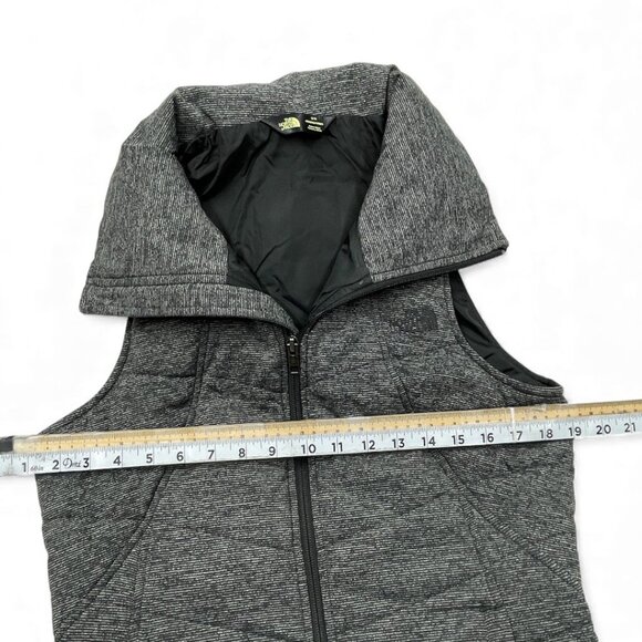 The North Face Gray Puffer Ski Snow Winter VEST Jacket Women's Medium - Picture 5 of 12